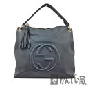 K　GUCCI　536194　ソーホー　631685　トートバッグ　肩掛けバッグ　大きめ　ブラック　黒　レザー　A4　普段使い　シンプル　おしゃれ　可愛い　内ポケット有り　大容量　本体のみ　中古　ブランド　グッチ　質屋かんてい局　鹿沼店　31004309310-46k-k