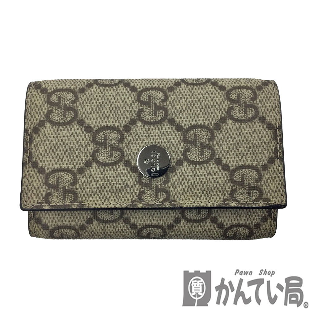 K　GUCCI　6連キーケース　115063　GGス