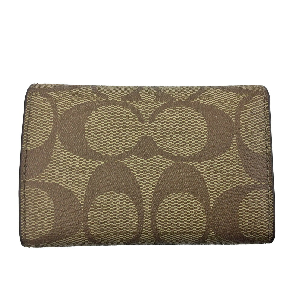 かんてい局栃木 楽天市場店のK　COACH　5連キーケース　77998　本体のみ　送料込　お買い得　特別価格　普段使い　シグネチャー　ブラウン　鍵入れ　　美品　レディース　女性　コーチ　中古　質屋かんてい局　鹿沼店　31023559310-17k｜アングル2