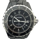 K CHANEL シャネル J12 H0685 セラミック ケース38mm ブラック 黒 腕時計 自動巻き 女性 男性 定番 人気 中古質屋かんてい局鹿沼店 3...