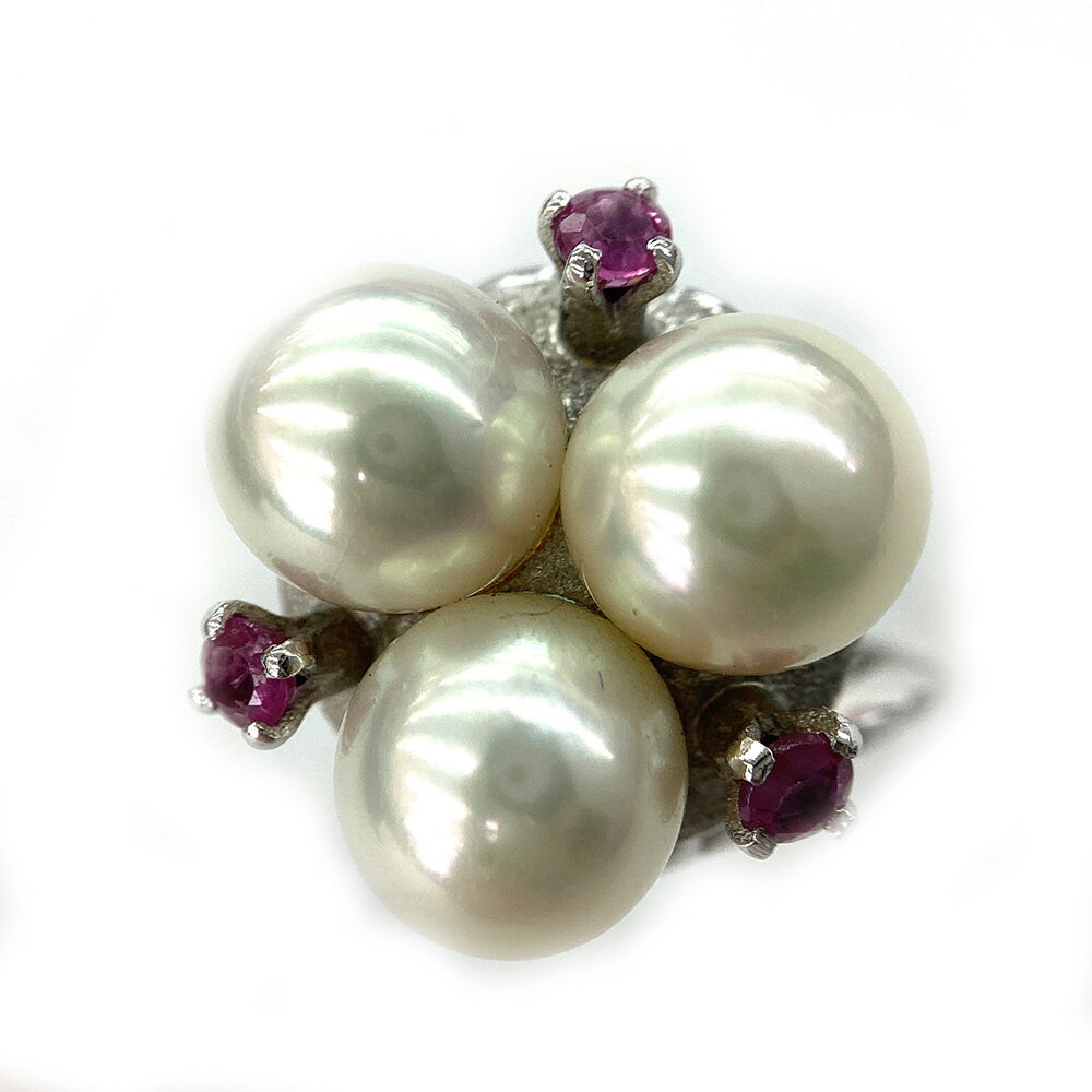 【中古】KパールリングK14WG5...