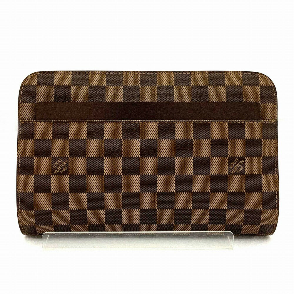 ルイヴィトン バッグ ダミエ（レディース） o【LOUIS VUITTON】サンルイ　N51993　セカンドバック　クラッチバック　メンズ　レディース　ダミエ　エベヌ　ブラウン　茶色　　【ルイ ヴィトン】【かんてい局小山店】31013319318-10o-y