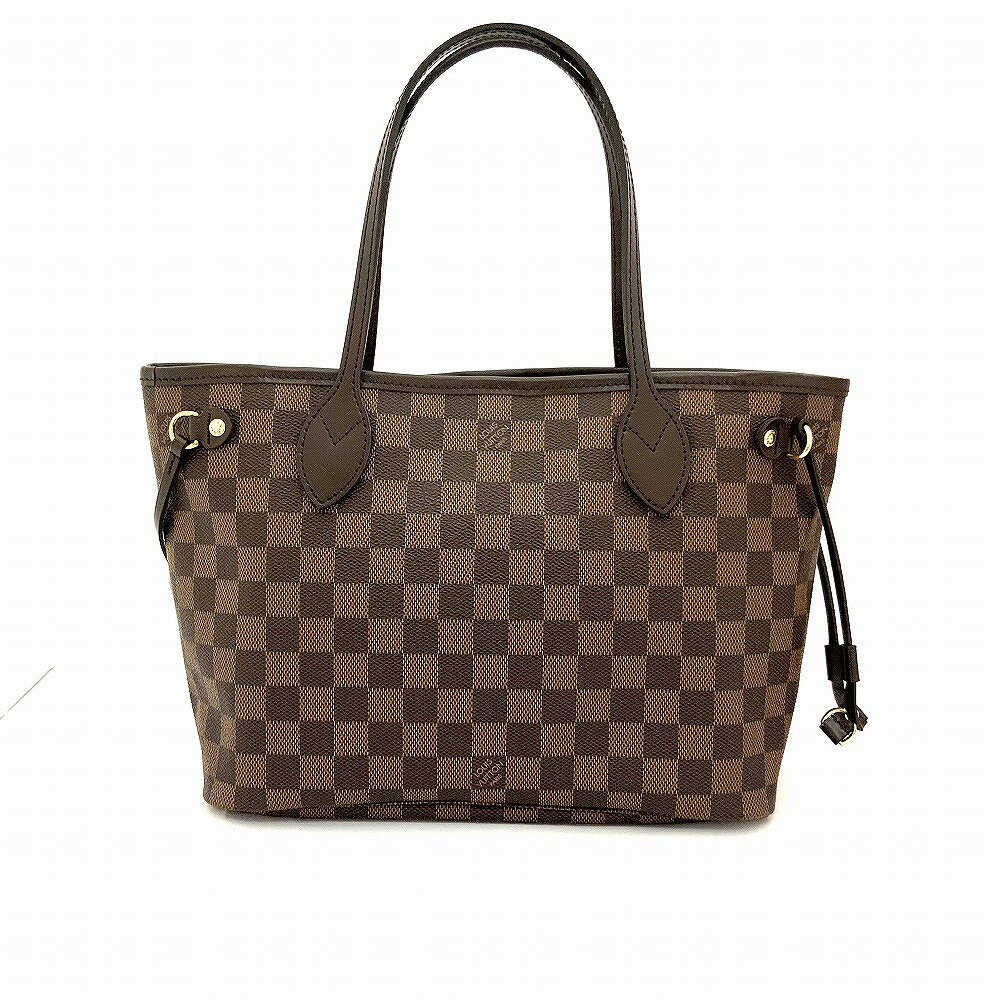 o【LOUIS VUITTON】ネヴァーフルPM　N41359　トートバック　レディース　ダミエ　エベヌ　ブラウン　人気　定番　女性　レディース【ルイ ヴィトン】【かんてい局小山店】31005409318-40o-y