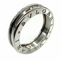 o 【BVLGARI】B-ZERO1リング 1バンド K18WG リング 指輪 ビーゼロワン 1バンドリング 約12号 サイズ52 約6.6g ホワイトゴールド...
