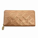 o【LOUISVUITTON】 ジッピーウォレットクッサン M81511 エンボストープ ピンク ラウンドファスナー 長財布 女性 男性 レディース メンズ 中...