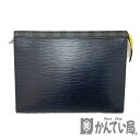 o 【LOUIS VUITTON】【 ルイヴィトン】 ポシェット・ヴォワヤージュ　M67899　エピ　グラフィット　ブルー　ネイビー　イエロー　 ポーチ　ポシェット　セカンドバッグ　クラッチバッグ　男性　メンズ　中古【質屋かんてい局小山店】31003140318-113o-ht