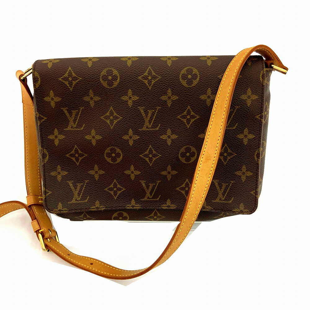 ショルダーバッグ o 【LOUIS VUITTON】ミュゼットタンゴ・ショートショルダー　M51257　モノグラム　ブラウン　ショルダーバック　レディース　女性　茶色　お洒落　定番　通勤　普段使い【ルイヴィトン】【質屋かんてい局小山店】31004279318-72o-k