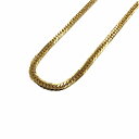 O【喜平】6面ダブルネックレス K18 18金 ゴールド 約50cm 約50.2g シンプル メンズ 男性 アクセサリー ネックレス【かんてい局小山店】3103...
