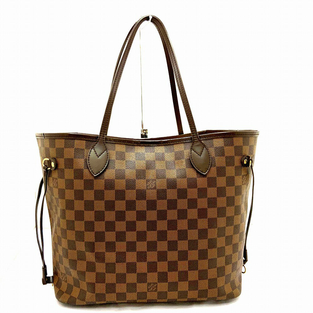 O【LOUIS VUITTON】ネヴァーフルMM　N51105　トートバック　レディース　ダミエ　エベヌ　ブラウン 旧型　人気　定番　【ルイ ヴィトン】【かんてい局小山店】31005409310-131o-h