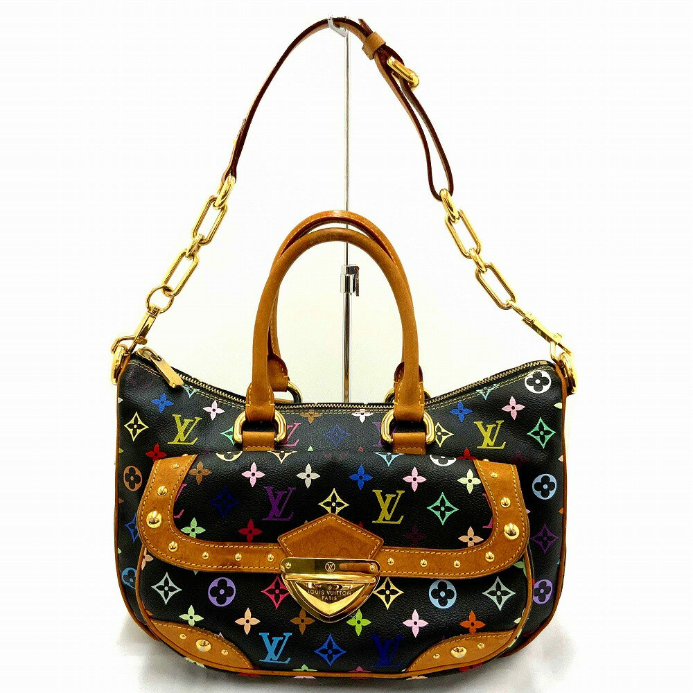 o 【LOUIS VUITTON】リタ　M40126　マルチカラー　モノグラム　カラフル　ハンドバッグ　レディース　収納　女性　茶色　お洒落　大きめ【ルイヴィトン】【質屋かんてい局小山店】31008799318-17o-y