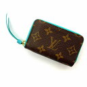 ルイ・ヴィトン 名刺入れ o 【LOUIS VUITTON】M60910 　ミュルティカルト　モノグラム　デュルコワーズ　ターコイズブルー　カードケース　名刺入れ　カード入れ　　クレジットカードケース　ブラウン　男性　メンズ　女性　レディース　ユニセックス【質屋かんてい局小山店】31024639318-17o-h