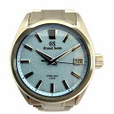 O【GRAND SEIKO】SLGA017 エボリューション9 スプリングドライブ 雪白ブルー文字盤 青 ブルー 雪白 スプリングドライブ パワーリザーブ表示 シンプル ビジネス 定番 男性 メンズ 腕時計 グランドセイコー かんてい局小山店 31059019317-2o-y