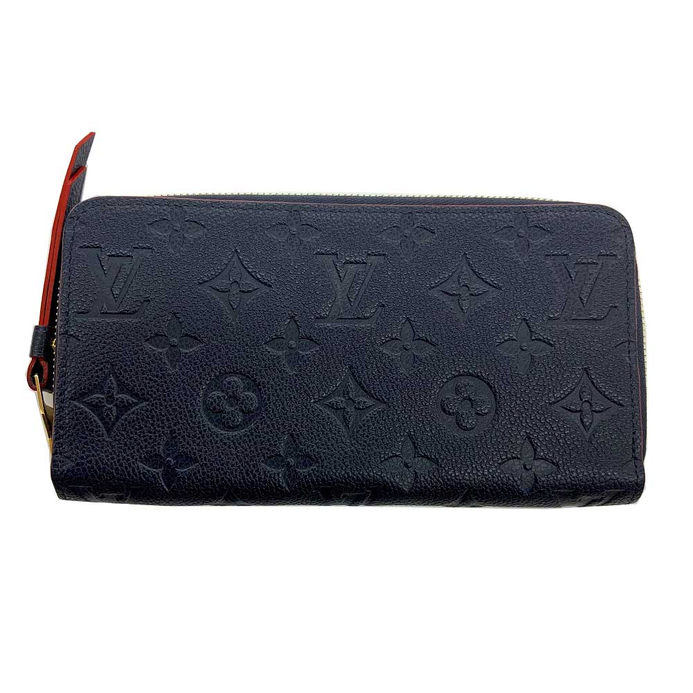 o 【LOUIS VUITTON】M62121 ジッピーウォレット　モノグラム・アンプラント　マリーヌルージュ　ネイビー　レッド　ラウンドファスナー　財布　長財布 　定番　女性　レディース　【ルイヴィトン】【質屋かんてい局小山店】31015589318-96o-f