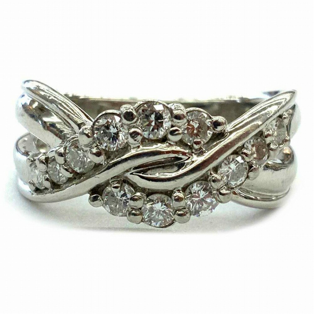 o【ダイヤリング】リング　プラチナ　Pt900　リング　指輪　0.50ct刻印　重量約8.8g 　約12号　レディース　女性　アクセサリー　ジュエリー　ダイヤ　ダイヤモンド　豪華　お洒落　女性　男性　メンズ　レディース　【質屋かんてい局小山店】T25-1381o-y