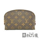 U【中古】LOUIS VUITTON【ルイ・ヴィトン】ポシェットコスメティック M47515 モノグラム ブラウン コスメポーチ コンパクト LVロゴ 人気 ...