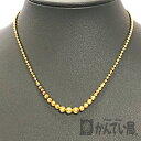 U【中古】【K18】 地金デザインネックレス K18 イエローゴールド 約10.0g サイズ約40cm 美品【大特価価格】【かんてい局宇都宮店】31031949...