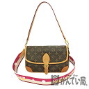 U【中古】LOUIS VUITTON【ルイ・ヴィトン】ディアヌNMPM M46049 モノグラム フューシャ ショルダーバック クロスボディバッグ オシャレ ...
