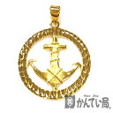 U【中古】【K22】ペンダントトップ 約4.0g 金 ゴールド ネックレストップ 錨モチーフ アクセサリー【大特価価格】【かんてい局宇都宮店】31031919...