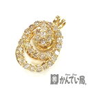 U【中古】【K18】ペンダントトップ K18 ゴールド ダンシングストーン 揺れる D1.00ct ペンダント アクセサリー 約5.2g【大特価価格】【かんてい...