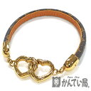 U【中古】【LOUIS VUITTON】ブレスレット・セイイエス M6758 メーカー表記17 内径:約15.5cm モノグラム ゴールド金具 ブレスレット アクセサリー【ルイ・ヴィトン】【大特価価格】【かんてい局宇都宮店】31035479315-31u-r(4)
