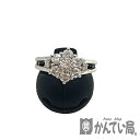 U【中古】【Pt900】ダイヤリング Pt900 約14号 ダイヤモンド D1.00ct プラチナ 指輪 リング 約5.0g パーティ【大特価価格】【かんて...