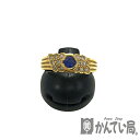 U【中古】【K18WG】サファイアリング 約10号 S0.33ct D0.21ct 約4.0g サファイア 金 ゴールド ソーティング【大特価価格】【かんてい...