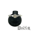 U【中古】【Pt900】 ダイヤリング Pt900 約10号 ダイヤモンド 0.320ct プラチナ 指輪 リング 約2.9g 現状販売【大特価価格】【かんてい...