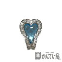 U【中古】【K18WG】トパーズペンダントトップ T3.05ct D0.32ct 約4.2g ホワイトゴールド ペンダントトップ ゴージャス ハート 華やか 大...