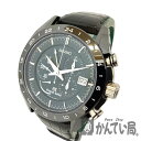 T【GRAND SEIKO】スプリングドライブクロノグラフGMT SBGC017 9R96 自動巻 セラミック チタン レザー グリーン文字盤 10気圧防水 100m防水 現状販売 腕時計 ウォッチ 男性 メンズ 中古【グランドセイコー】【質屋かんてい局宇都宮戸祭店】31059019316-16t-h