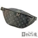 U【中古】LOUIS VUITTON【ルイ・ヴィトン】ディスカバリーバムバックPM M46035 モノグラムエクリプス ノワール ブラック 人気 クロスボデ...
