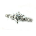 K ダイヤリング Pt900 プラチナ 約3.0g 約6号 D0.510ct 0.180ct 鑑定書 指輪 ノンブランド 色石 ダイヤ ファッション アクセサリー 宝石 女性 レディース 送料込 お買い得 特別価格 ラグジュアリー 中古 質屋かんてい局 鹿沼店 P2501551k