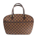 N【中古】【LOUIS VUITTON】ルイヴィトン サリアオリゾンタル N51282 AR0091 ダミエ エベヌ ブラウン系 ハンドバッグ レディース ブラ...