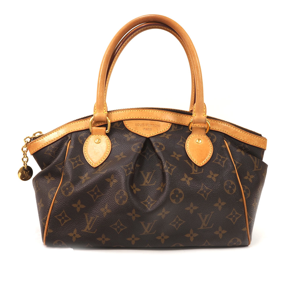 N【中古】【LOUIS VUITTON】ルイヴィトン　ティボリPM　M40143　VI4027　モノグラム　ブラウン系　ハンドバッグ　トートバッグ　レディース　ブランドバッグ　布袋付属　特別価格　送料込　那須塩原店★3100314-210n