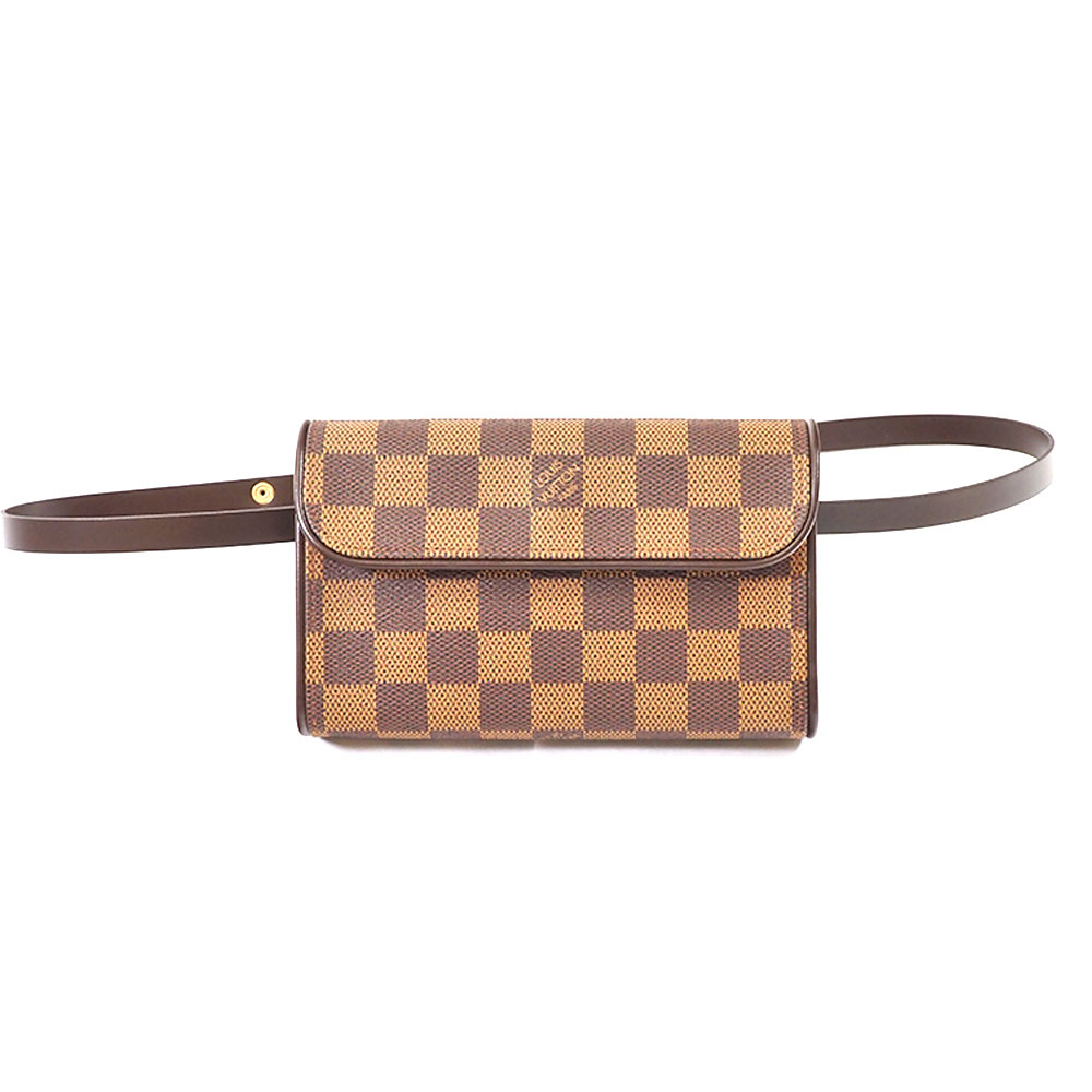 ルイヴィトン バッグ ダミエ（レディース） N【LOUIS VUITTON】ルイヴィトン　 ポシェットフロンティーヌ　N51856　FL0042　ダミエ　エベヌ　ウエストポーチ 　オススメ　メンズ　レディース　キュート　オシャレ　人気　送料無料 特別価格　質屋かんてい局那須塩原店 3100653-11n