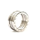 N 【中古】【BVLGARI】ブルガリ B-Zero1 3バンドリング 52(約11号)K18WG(750刻印)ホワイトゴールド 幅約1.0cm 約10.4g 定番 人気 メンズ レディース ブランドリング 質屋かんてい局那須塩原店3103408-35n(4)