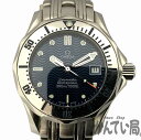 o 【OMEGA】【オメガ】 シーマスタープロフェッショナル　2582.80　ネイビー　ステンレススチール　300m防水　ダイバーズウォッチ　クオーツ　電池　女性　レディース【中古】 ≪かんてい局小山店≫ 18-3130o-ht