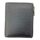 ルイヴィトン エピ財布（メンズ） K　LOUIS VUITTON　ポルトフォイユ・スマート　M64007　AR2168　エピ　ノワール　ブラック　送料込　付属品有り　特別価格　普段使い　シンプル　二つ折り財布　ユニセックス　男性　女性　メンズ　レディース　ルイ ヴィトン　質屋かんてい局　鹿沼店　31018979310-235k