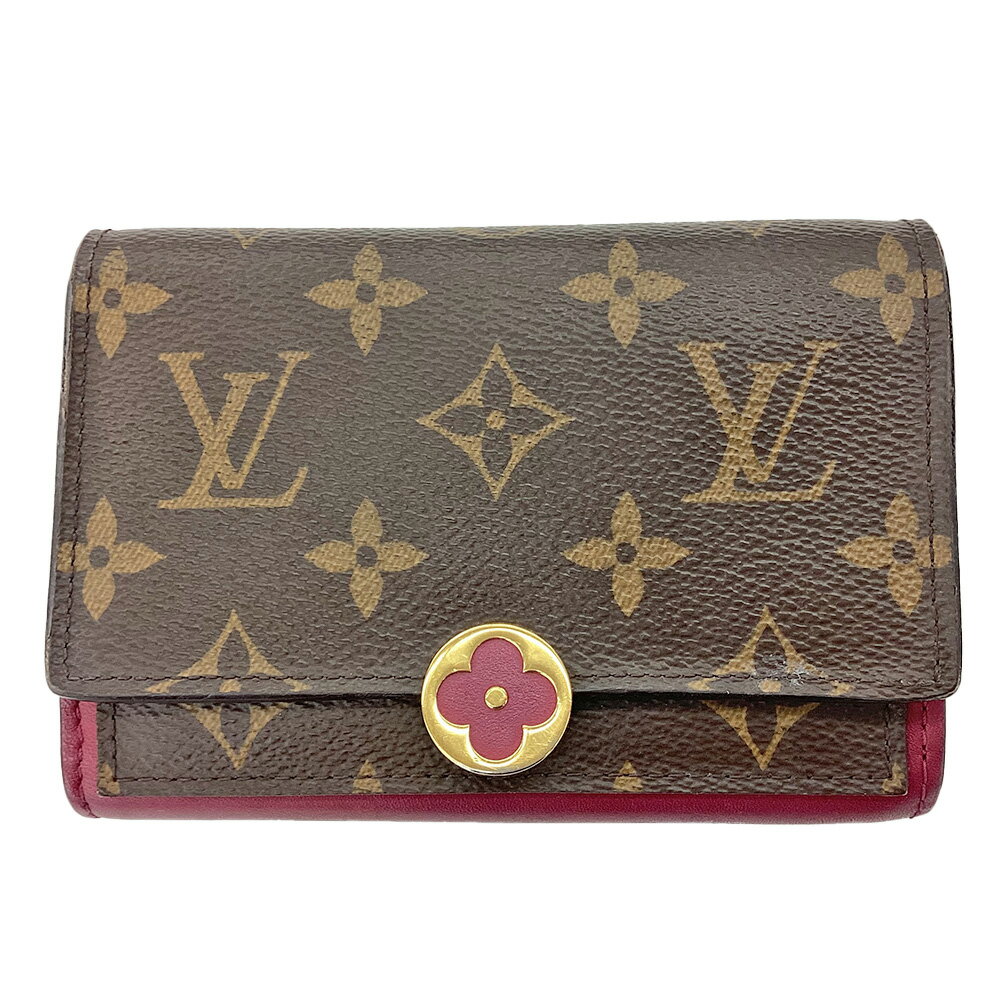 K　LOUIS VUITTON　ポルトフォイユ・フロ―ル　M64588　SP0230　本体のみ　送料込　お買い得　特別価格　普段使い　モノグラム　ミニ財布　コンパクトウォレット　女性　レディース　ルイ ヴィトン　質屋かんてい局　鹿沼店　31018979310-209k