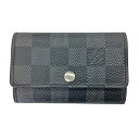 K LOUIS VUITTON ミュルティクレ6 6連キーケース N62662 SP2119 イニシャル K O 本体のみ 送料込 お買い得 特別価格 ダミエ グラフィット ブラック メンズ 男性レディース 女性 男女兼用 ルイ ヴィトン 中古 質屋かんてい局 鹿沼店 31023509310-91k