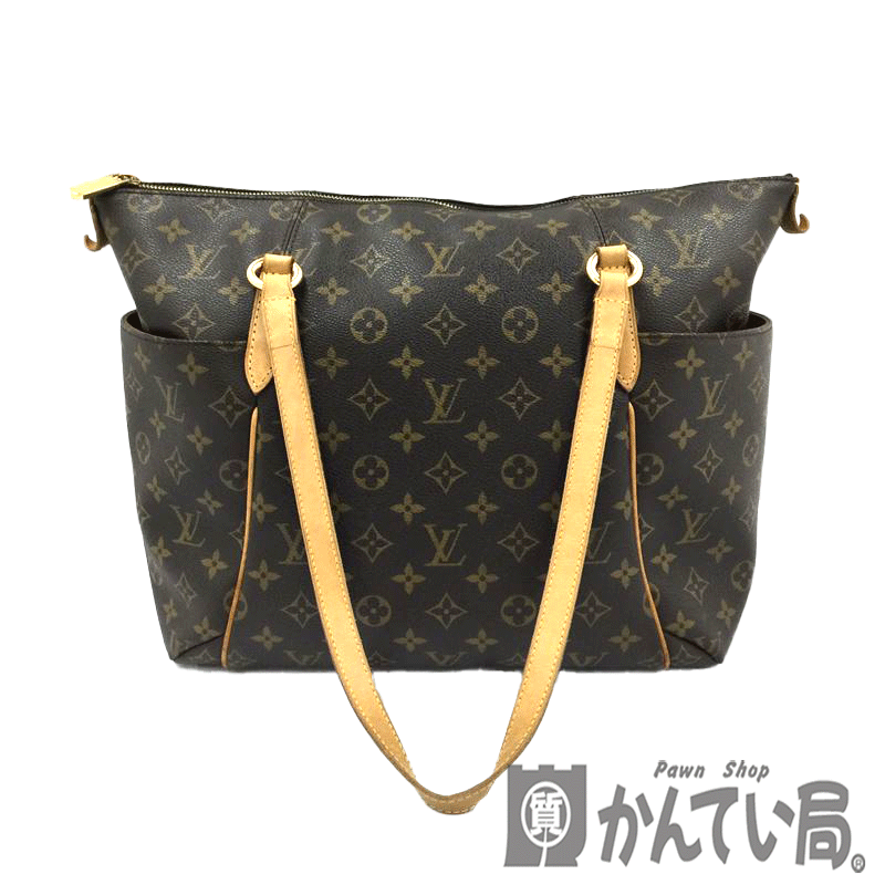 K　LOUIS VUITTON　トータリーMM　M56689　TJ0182　本体のみ　送料込　お買い得　特別価格　普段使い　モノグラム　ブラウン　トートバッグ　ハンドバッグ　ルイヴィトン　中古　質屋かんてい局　鹿沼店　3100540-30k