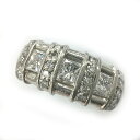 K ダイヤリング Pt900 送料込 約12.5号 D1.00ct 約8.0g 指輪 リング アクセサリー 女性 色石 宝石 レディース ノンブランド お買い得 特別価格 中古 質屋かんてい局 鹿沼店 31031729310-444k