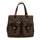 o 【LOUIS VUITTON】【ルイ ヴィトン】ユゼフ　N51128　 トートバッグ　ハンドバッグ 　ダミエ　エベヌ　レザー　ブラウン　レディース　中古【質屋かんてい局小山店】31003140318-25o-k