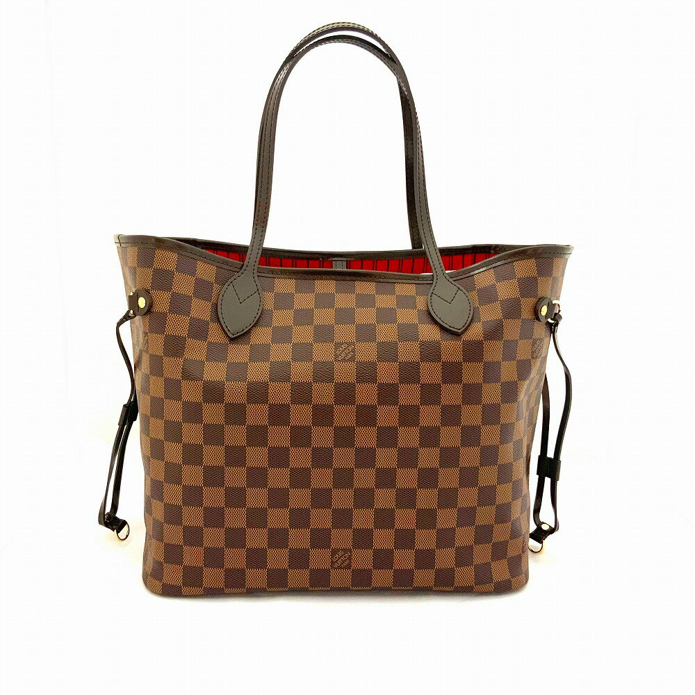 o【LOUIS VUITTON】ネヴァーフルMM　N41358　トートバック　レディース　ダミエ　エベヌ　ブラウン　人気　定番　【ルイ ヴィトン】【かんてい局小山店】31005409318-51o-y