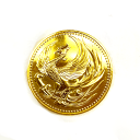 N【中古】【K24】御在位記念10万円金貨 平成2年 純金 K24 総直径約3.3cm 総重量約30.3g 厚み約2mm幅 イエローゴールド 資産価値 質屋か...