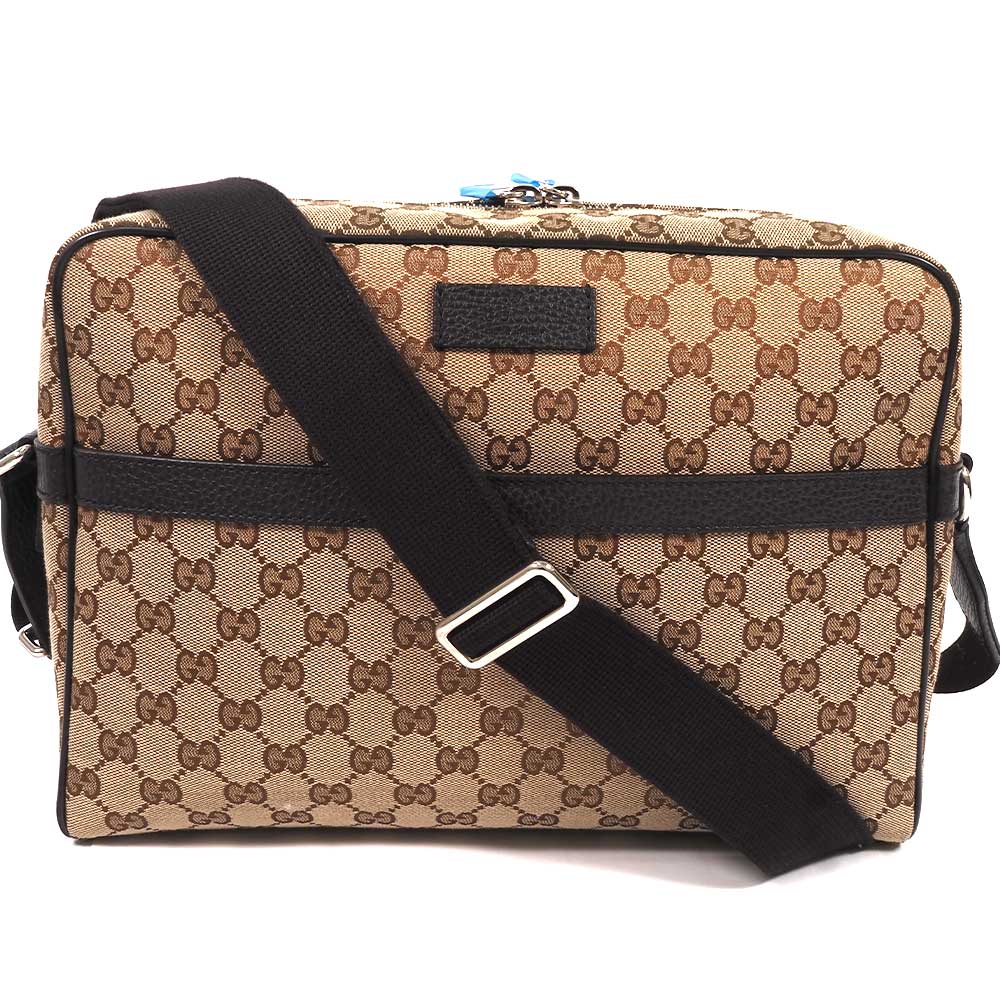 N【中古】【GUCCI】グッチ　449173　メッセンジャー　GGキャンバス　ショルダーバッグ　ブランドバッグ　　特別価格　GUCCI　送料込　那須塩原店★3100430-49n