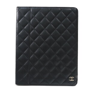 N 【CHANEL】シャネル　ipadケース　カバー　マトラッセ　ラムスキン　レディース　メンズ　可愛い　シンプル　おススメ　ブランド小物　ケース　人気　送料込　特別価格 那須塩原店★3102464-1n