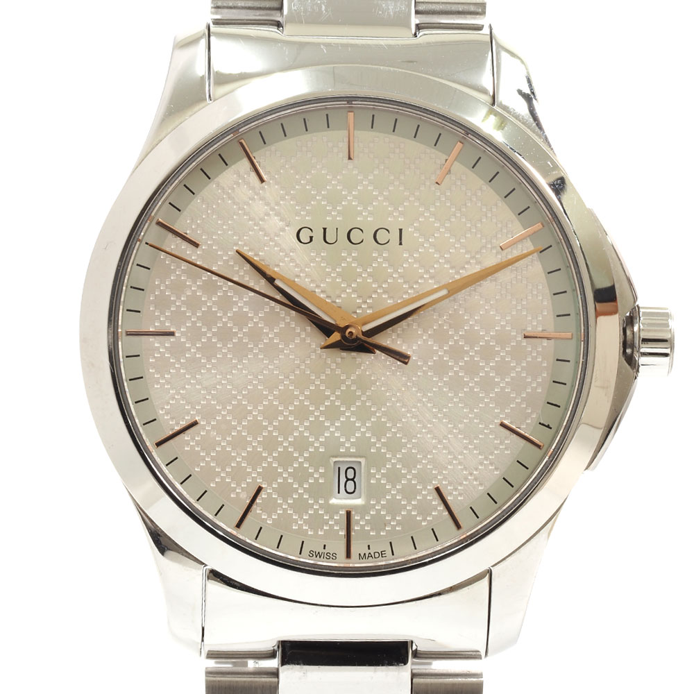 N【中古】【GUCCI】グッチ　Gタイム