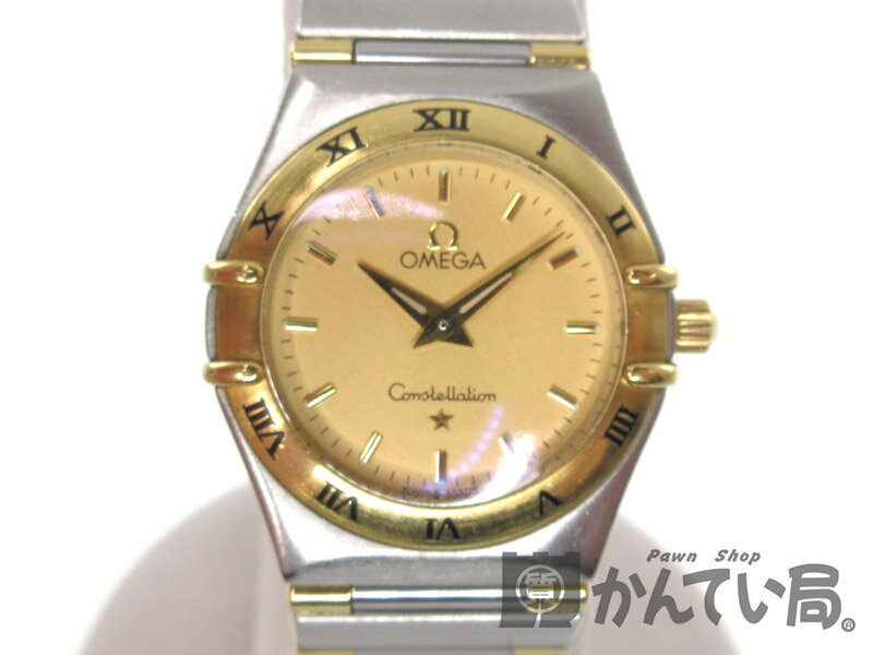 OMEGA【オメガ】コンステレーション　腕時計　SS（ステンレススチール）×YG（イエローゴールド）コンビ　クオーツ（電池式）日常生活防水　レディースファッション　小物　ブランド　ラグジュアリー　電池交換済み【中古】USED-B【6】k19-1355　質屋　かんてい局春日井店のサムネイル