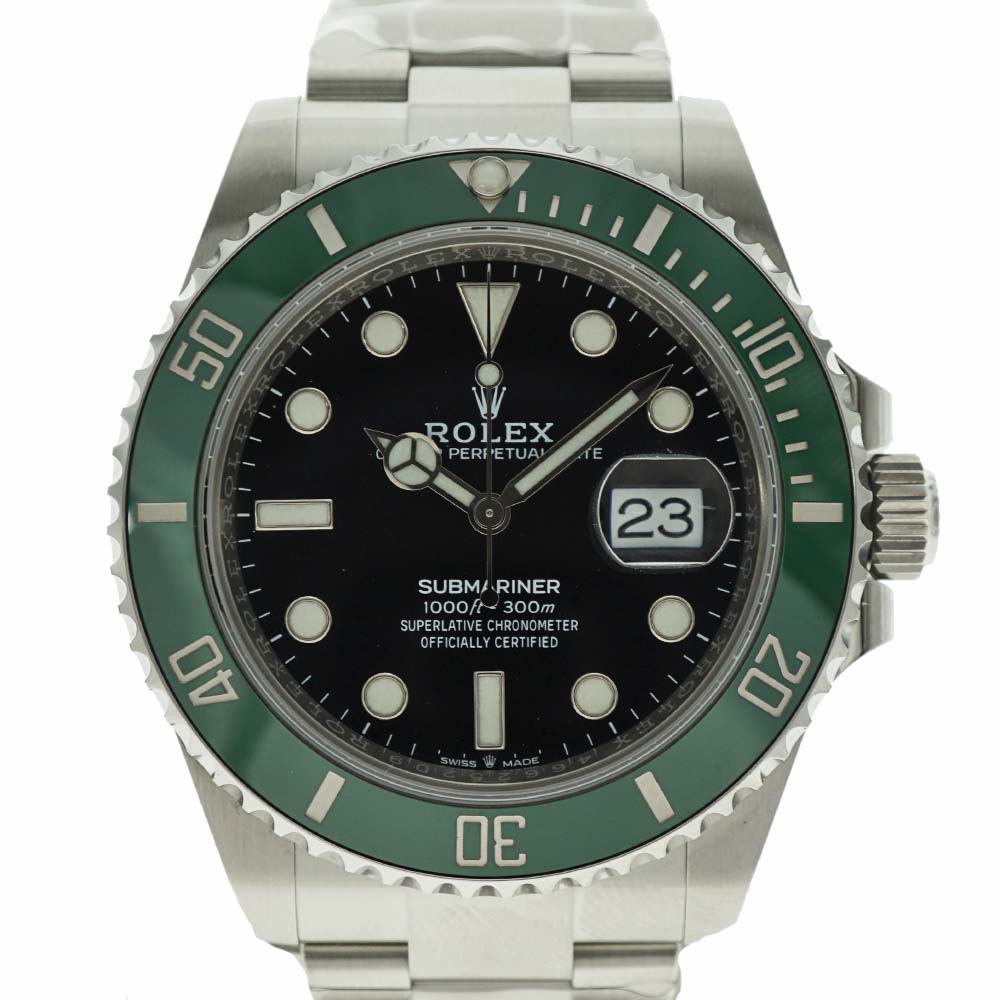 ROLEX【ロレックス】　126610LV　サブマリーナーデイト　ランダム番　グリーンサブ　自動巻き　メンズ　ステンレススチール　ダイバーズ　300m　オートマチック　腕時計　未使用品【中古】　質屋　かんてい局春日井店　k21-5471