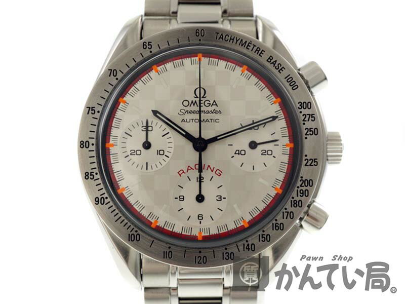 OMEGA【オメガ】 3517.30 スピードマスター レーシング シューマッハ 限定 2000本 スピマス 自動巻 オートマ ステンレス クロノグラフ メンズ 【中古】 質屋 かんてい局春日井店 k19-1167